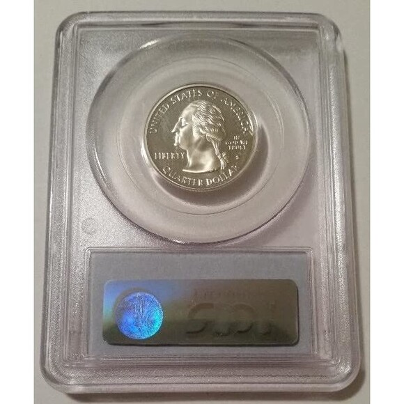 2005 S Silver West Virginia State Quarter Proof PR69 DCAM PCGS Blue Label - Picture 2 of 2